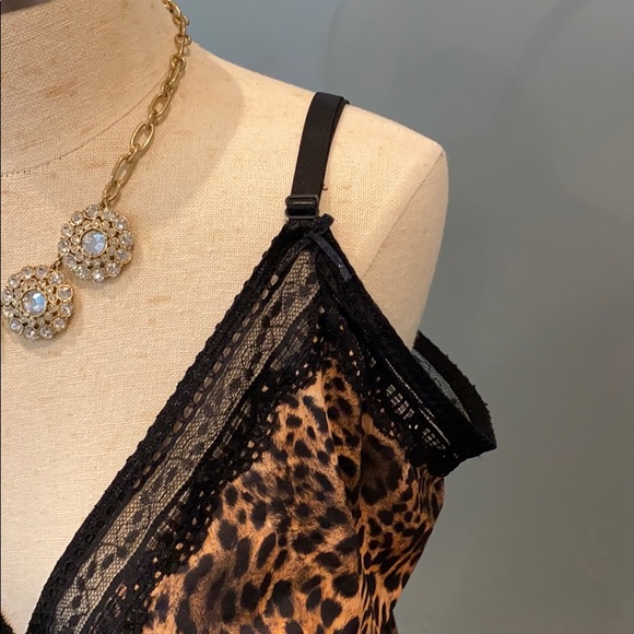 Pink Leopard Cami Size 3X - Picture 3 of 5